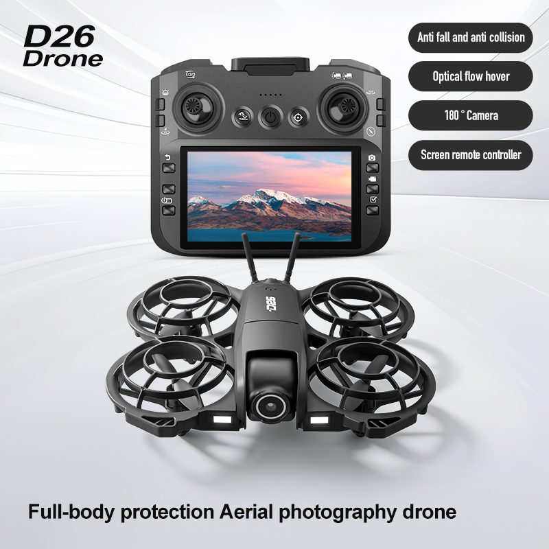 D26 Drone 4K Aerial HD 180° Ca - Rc Helicopter Case 评论和价格